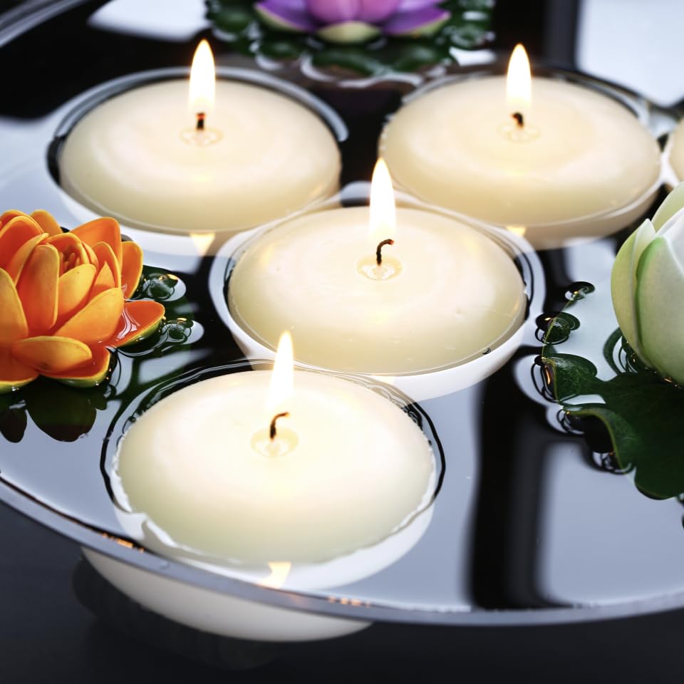 KNOURT smokeless dripless wax candle ensures clean burn with minimal smoke.
