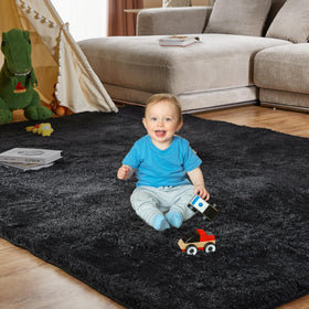 KNZE rug non slip dots underside improve floor grip for safety