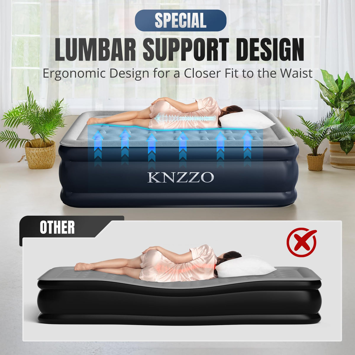 KNZZO guest room setup shows quick readiness for visitors.
