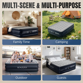 KNZZO mattress ideal for guests, camping, or spontaneous sleepovers.
