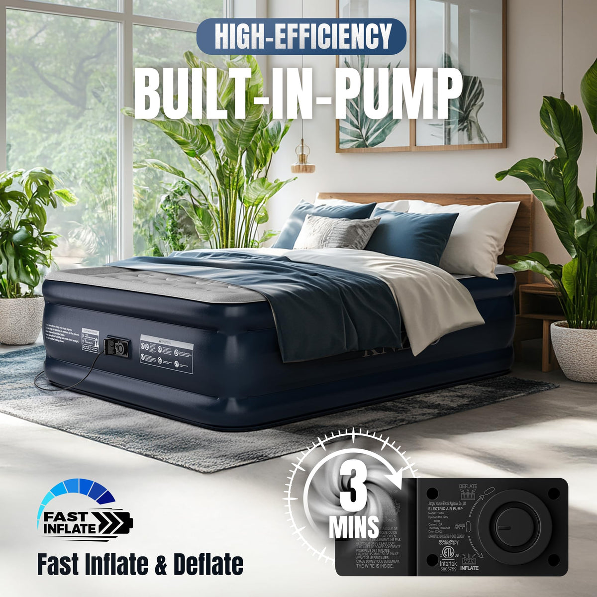 KNZZO multiple-chamber design delivers targeted support and reduces pressure points.