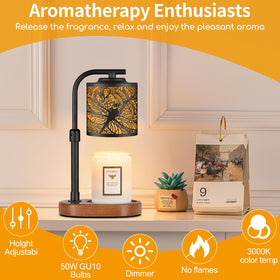 Kobodon warmer lamp emits a soft warm glow in cozy spaces.