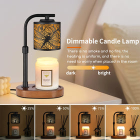 Kobodon wax melt warmer works with jars and tealights for versatile use.