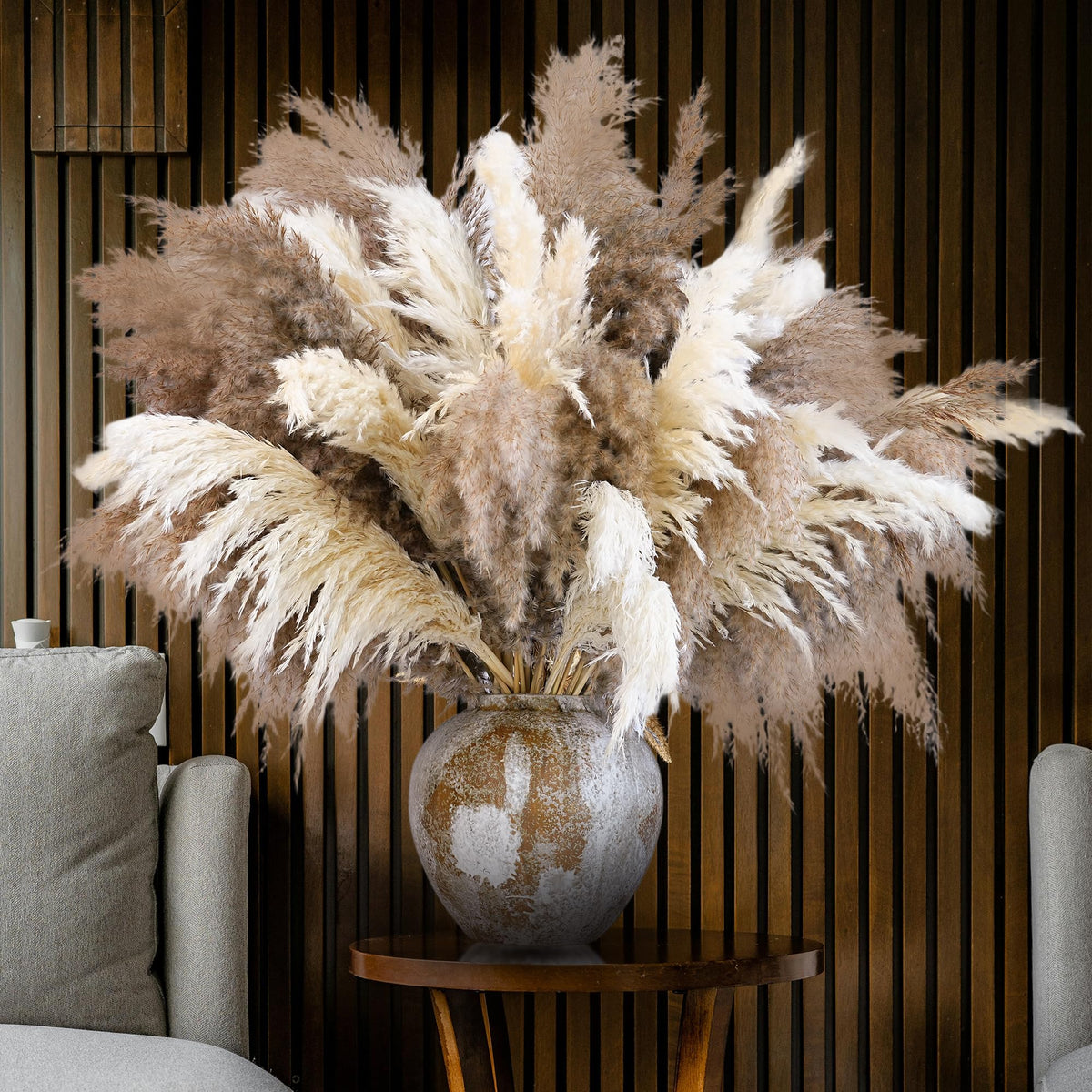 Kocat wedding boho pampas grass, elegant natural accent for ceremonies.