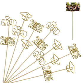 Kockuu graduation cap gold photo holder for elegant display of memories at graduation parties.