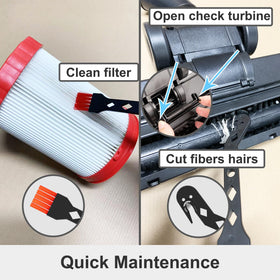 Kodahome Turbo Brush Head rotatable joints for easy maneuvering