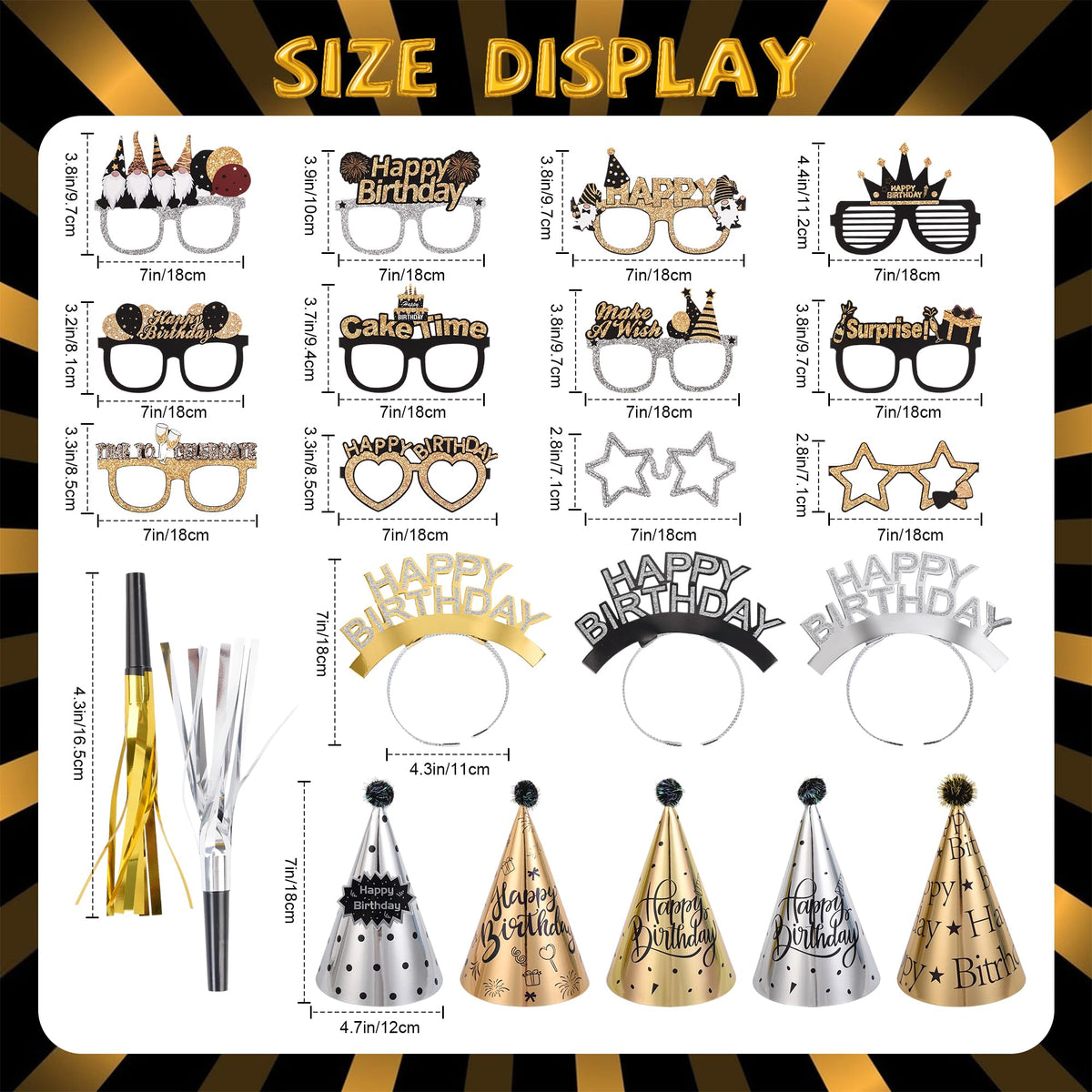 Koeilay paper eyeglasses provide playful props for fun photo booths.