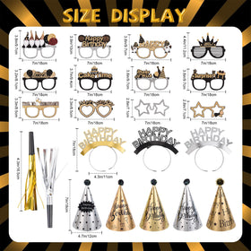 Koeilay paper eyeglasses provide playful props for fun photo booths.
