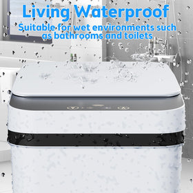 KOEYLE waterproof-ABS-material closeup, durable bin suitable for bathrooms.