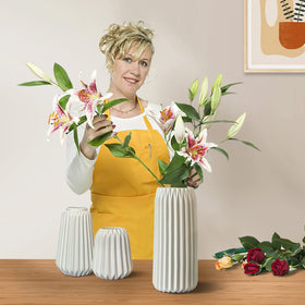 Kogxscej white centerpieces suitable for weddings, offices, and events.
