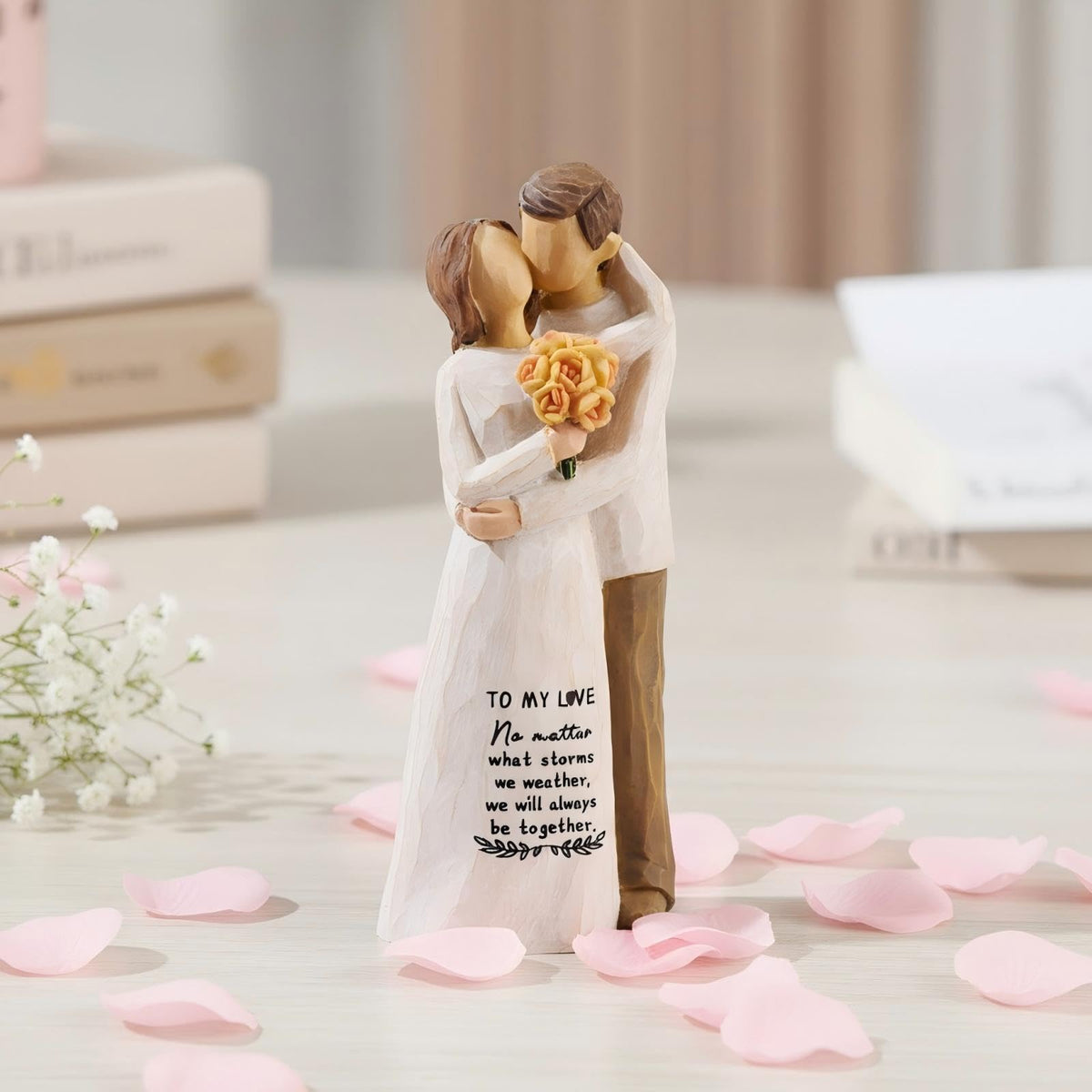 Kohehe anniversary figurine gift, a vivid resin keepsake for lasting memories
