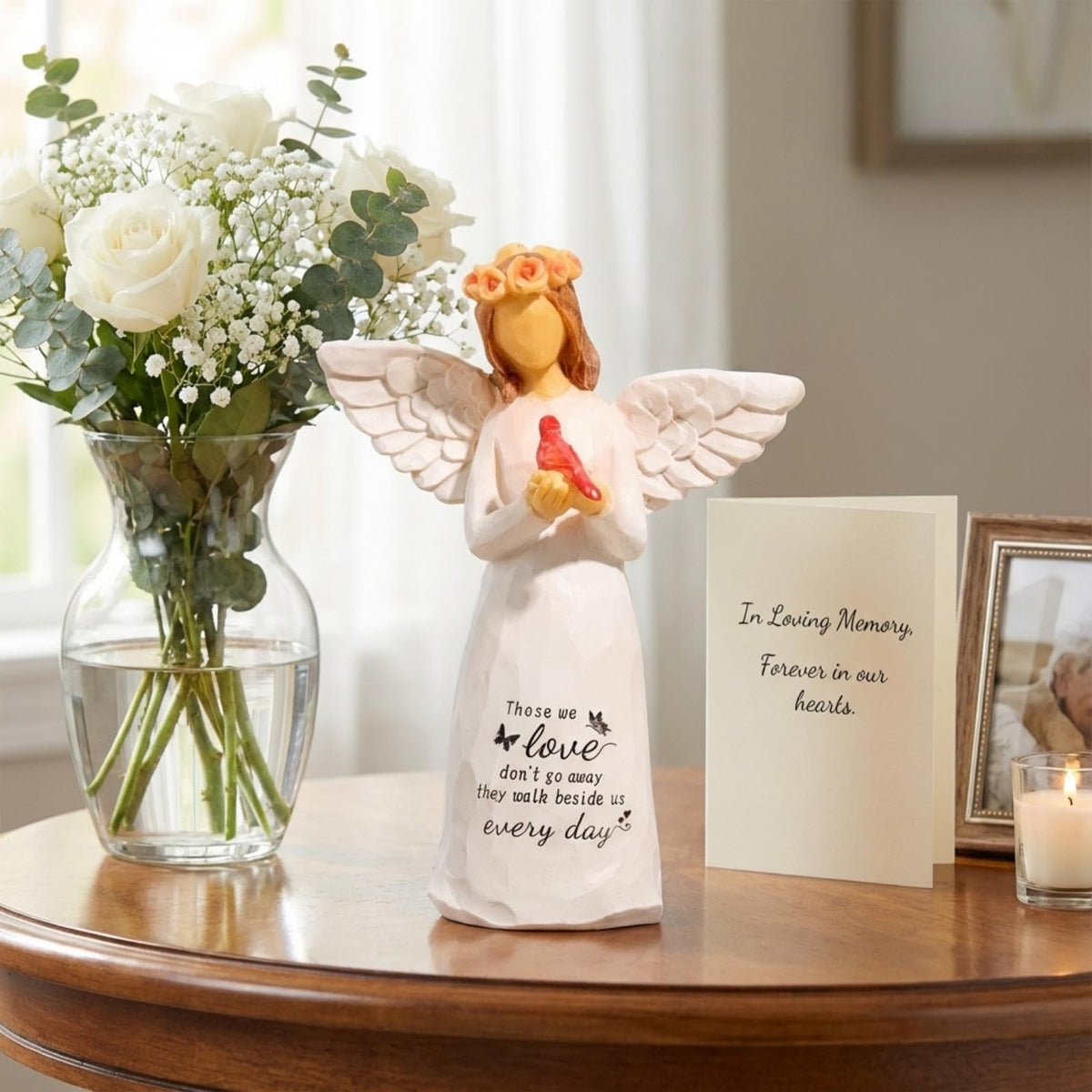 Kohehe bereavement gift that honors a loved one with a tasteful display.