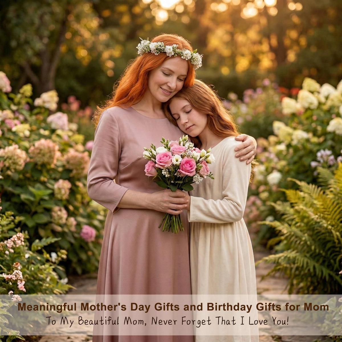 Kohehe mom gift from daughter statue celebrating cherished moments.