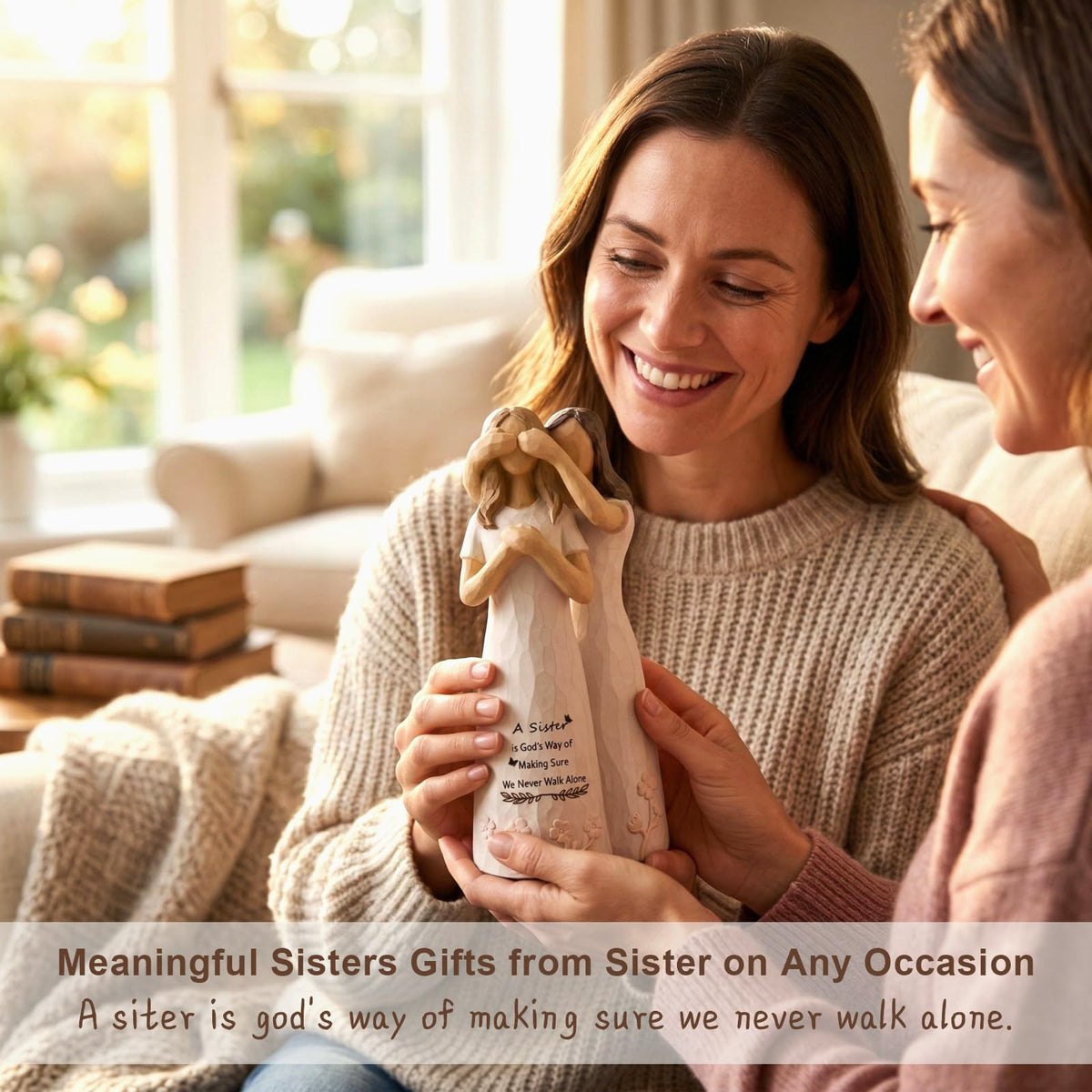 Kohehe sister gifts figurine gift-ready packaging for heartfelt presents