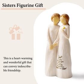 Kohehe sisters figurine hand-painted resin showing quality finish