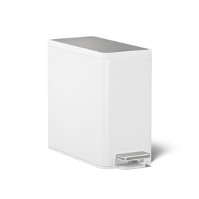 Kohler 20957-STW soft-close lid for quiet bathroom disposal.