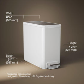 Kohler 20957-STW fingerprint-resistant stainless finish for a cleaner look.