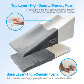 Kokoslo leg elevation pillow base support foam delivers stable, sag-free height.