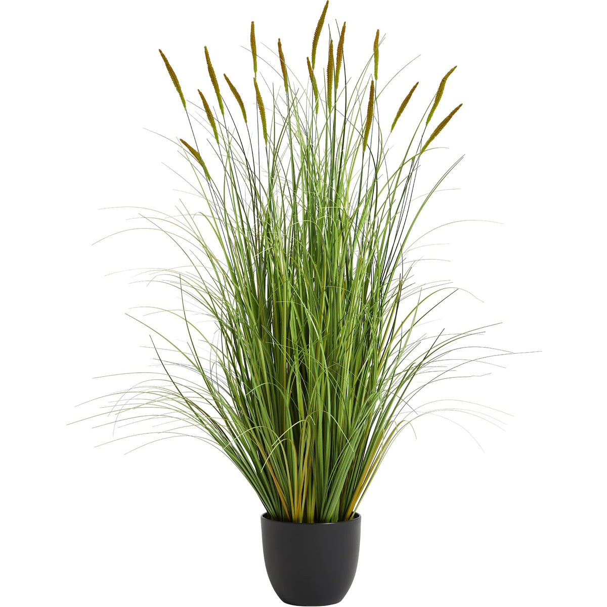 KOL 4ft artificial cattail grass full plant for versatile indoor outdoor decor