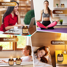 Kolewo4ever birthday or retirement candles for nurses in calming scents