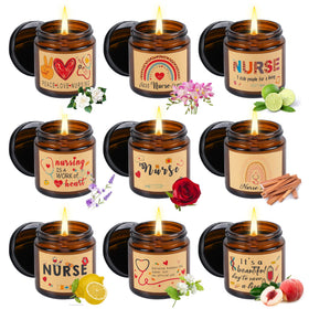 Kolewo4ever nine-fragrances nurse candle set for gifting and cozy spaces