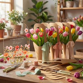 Kolldenn floral scissors straight and curved for precise stems.