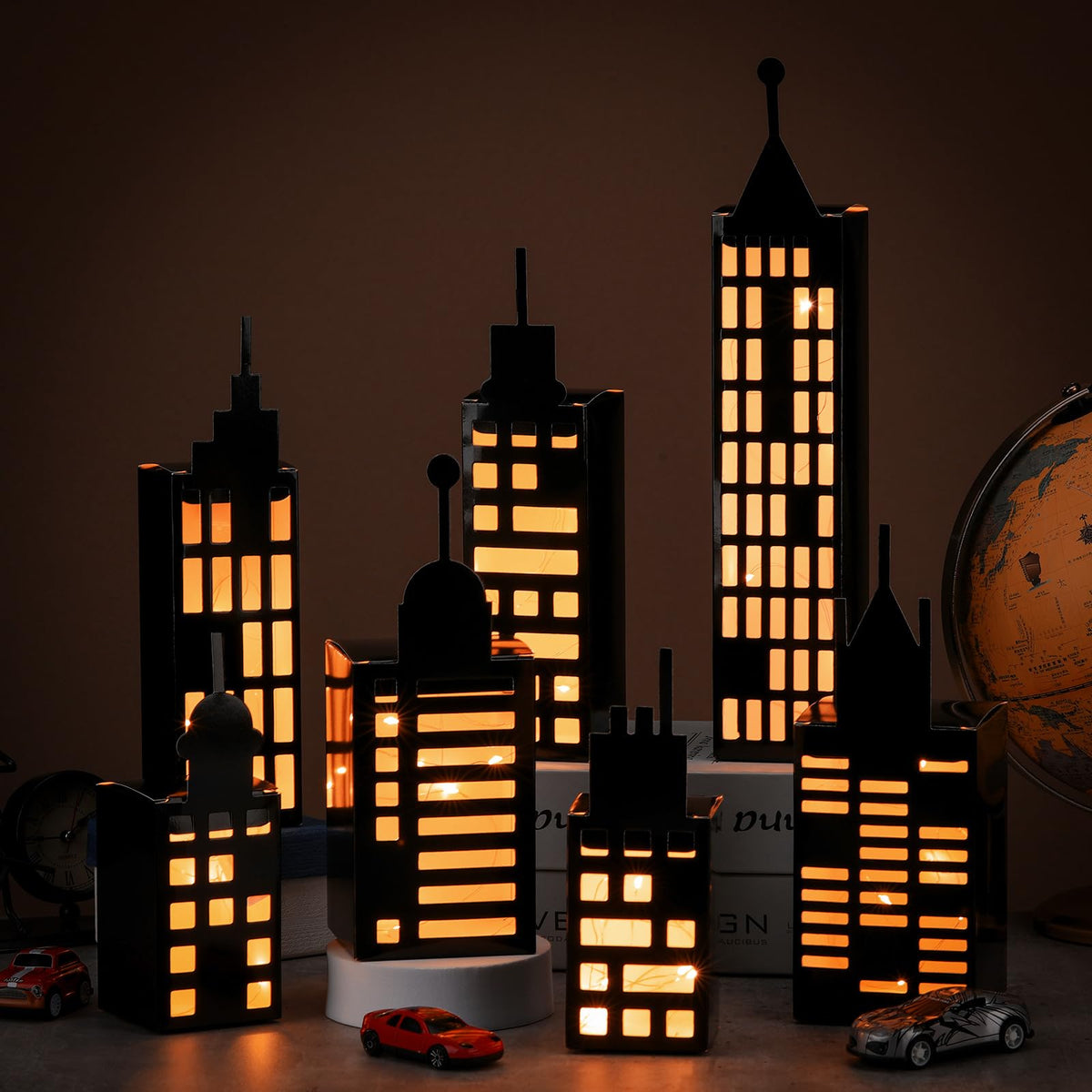 Kolldenn hero city box glow as a festive centerpiece