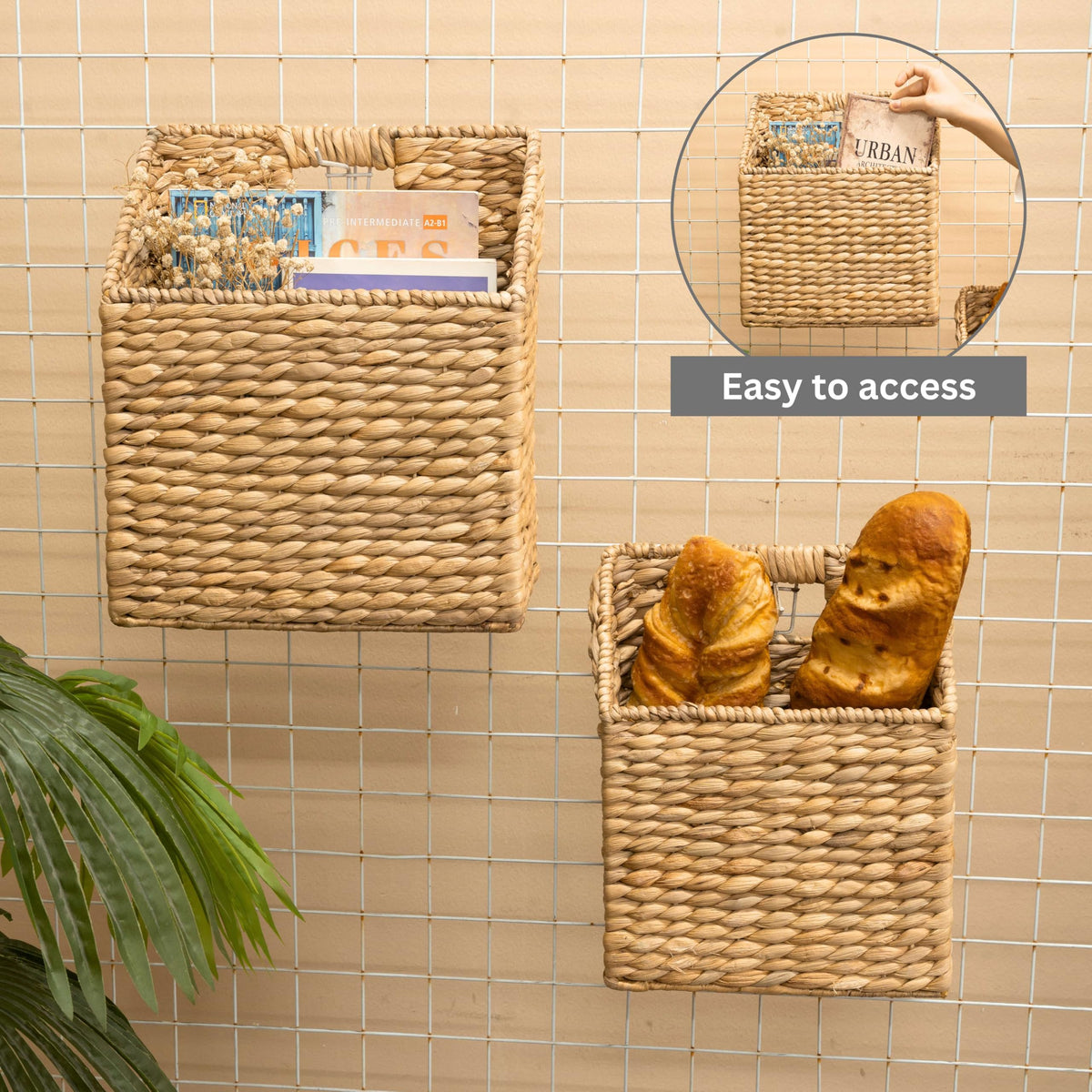 KOLWOVEN decorative storage for scarves, books, and accessories