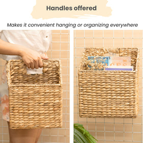 KOLWOVEN natural water hyacinth material adds organic texture