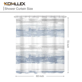 KOMLLEX plastic hooks included for quick setup and tidy look.
