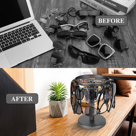 kondyfayo weighted base metal stand stays steady on any desk surface