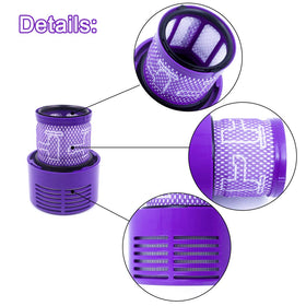 KONIGEEHRE V10 Motorhead replacement filters designed for reliable cleaning sessions.