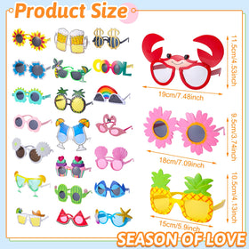 Konohan plastic sunglasses perfect as party favors and summer decor