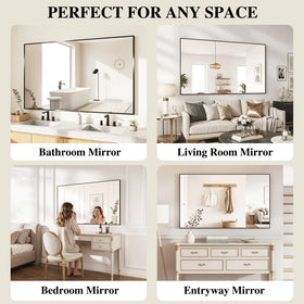 Koonmi Black Mirrors back features explosion-proof film for safer handling.