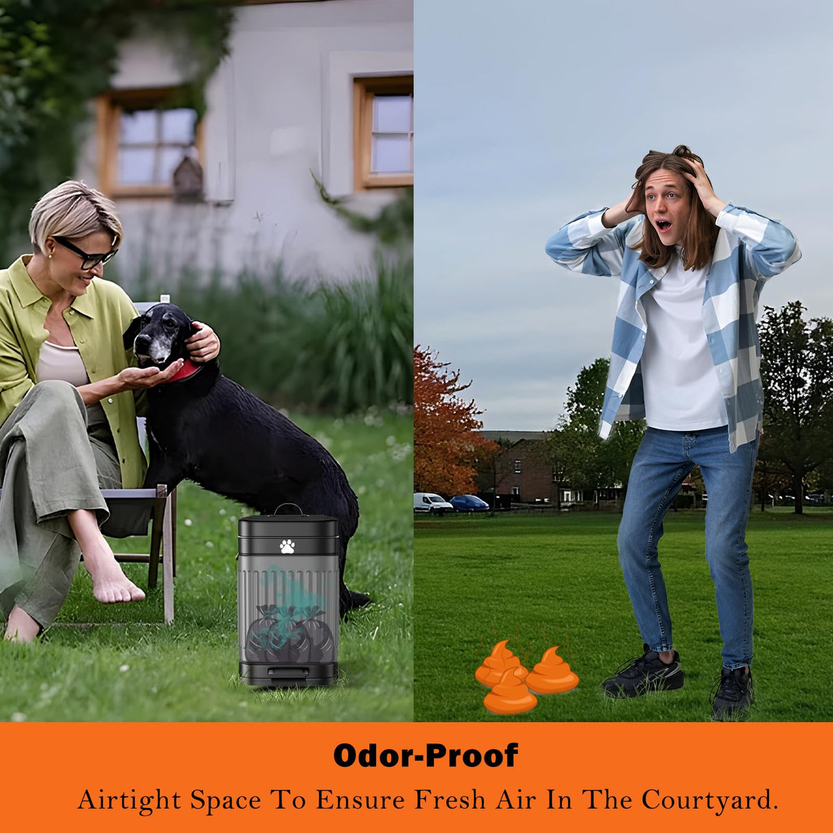 Kopuncare 5L capacity with 40 bags included for pet messes.