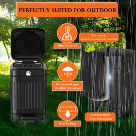 Kopuncare deodorizing filter pad helps manage odors in the bin.