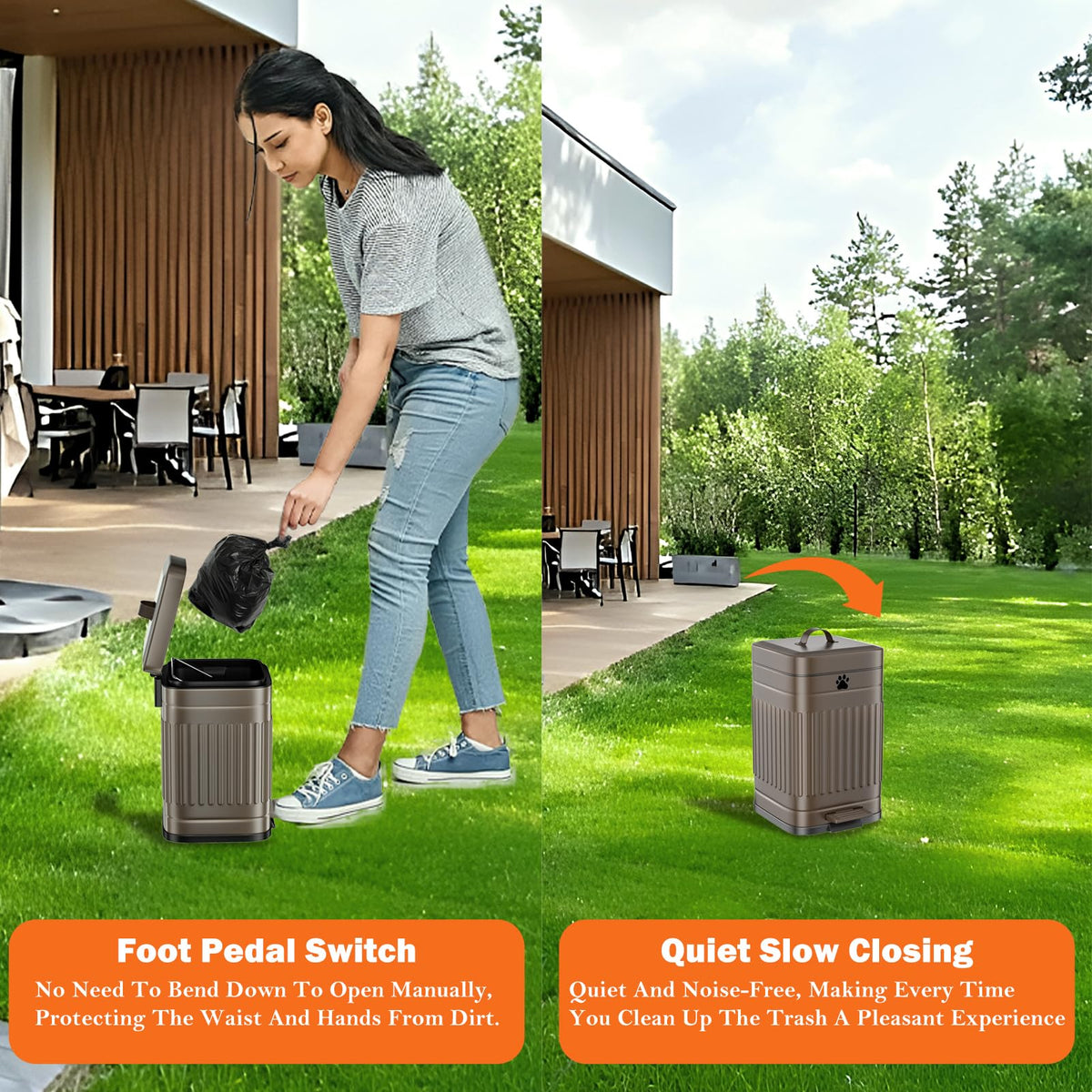 Kopuncare dog waste bin includes 40 bags for convenience.