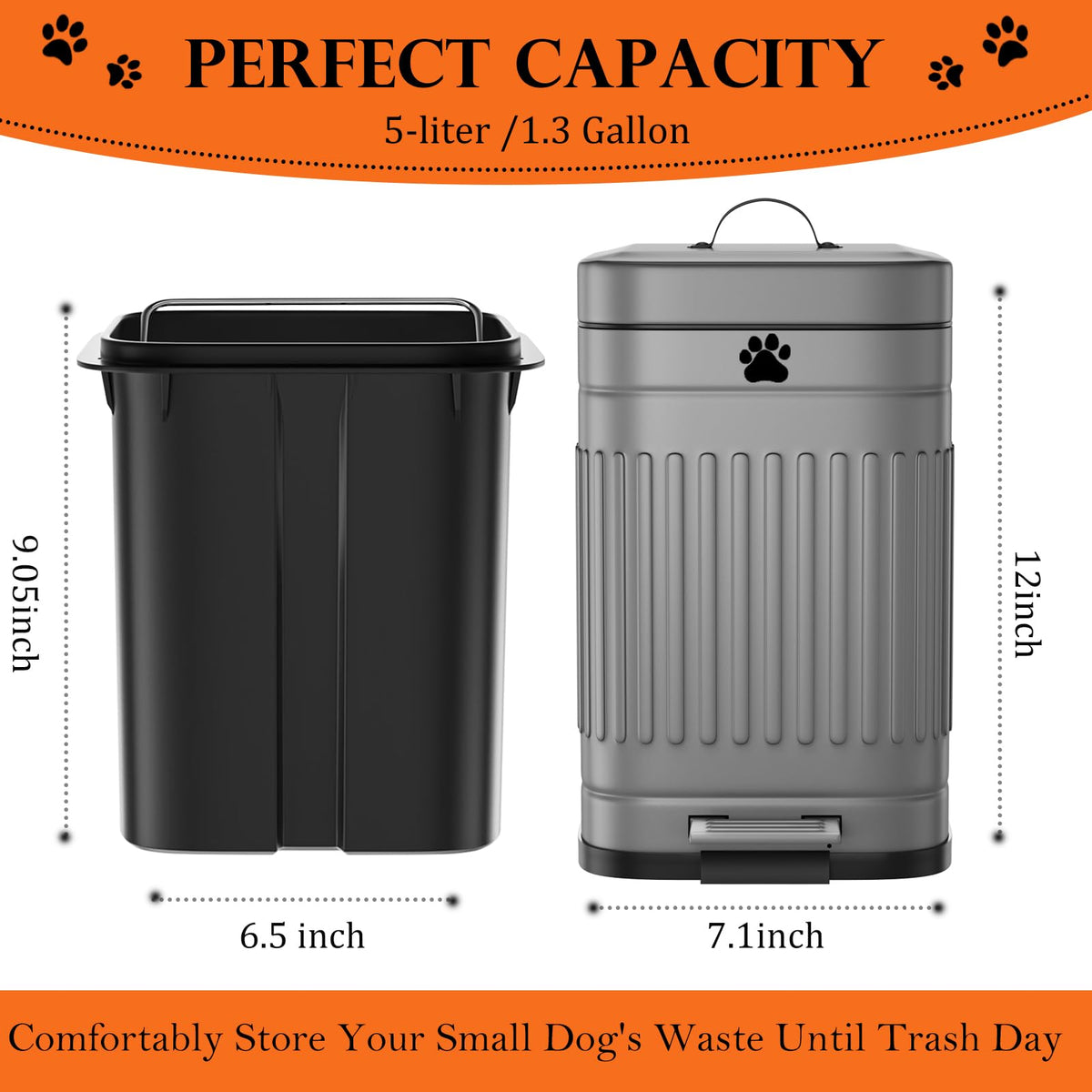 Kopuncare weather-resistant dog waste bin protects air from odors.