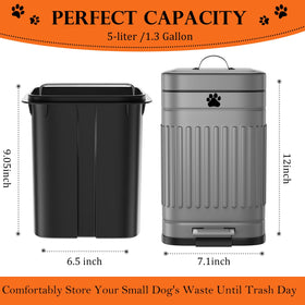 Kopuncare weather-resistant dog waste bin protects air from odors.
