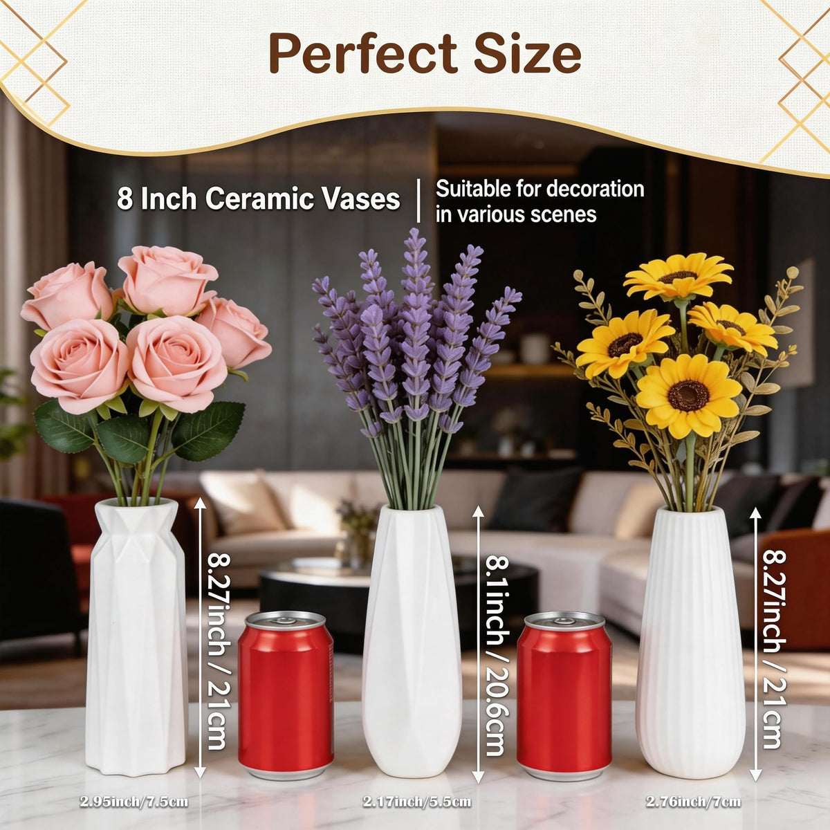 KOPWVA wedding-ready vases provide bulk decor options for tables.