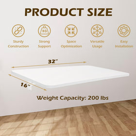 Koretech bracket stays rust-resistant supporting up to 200 lbs for daily tasks.