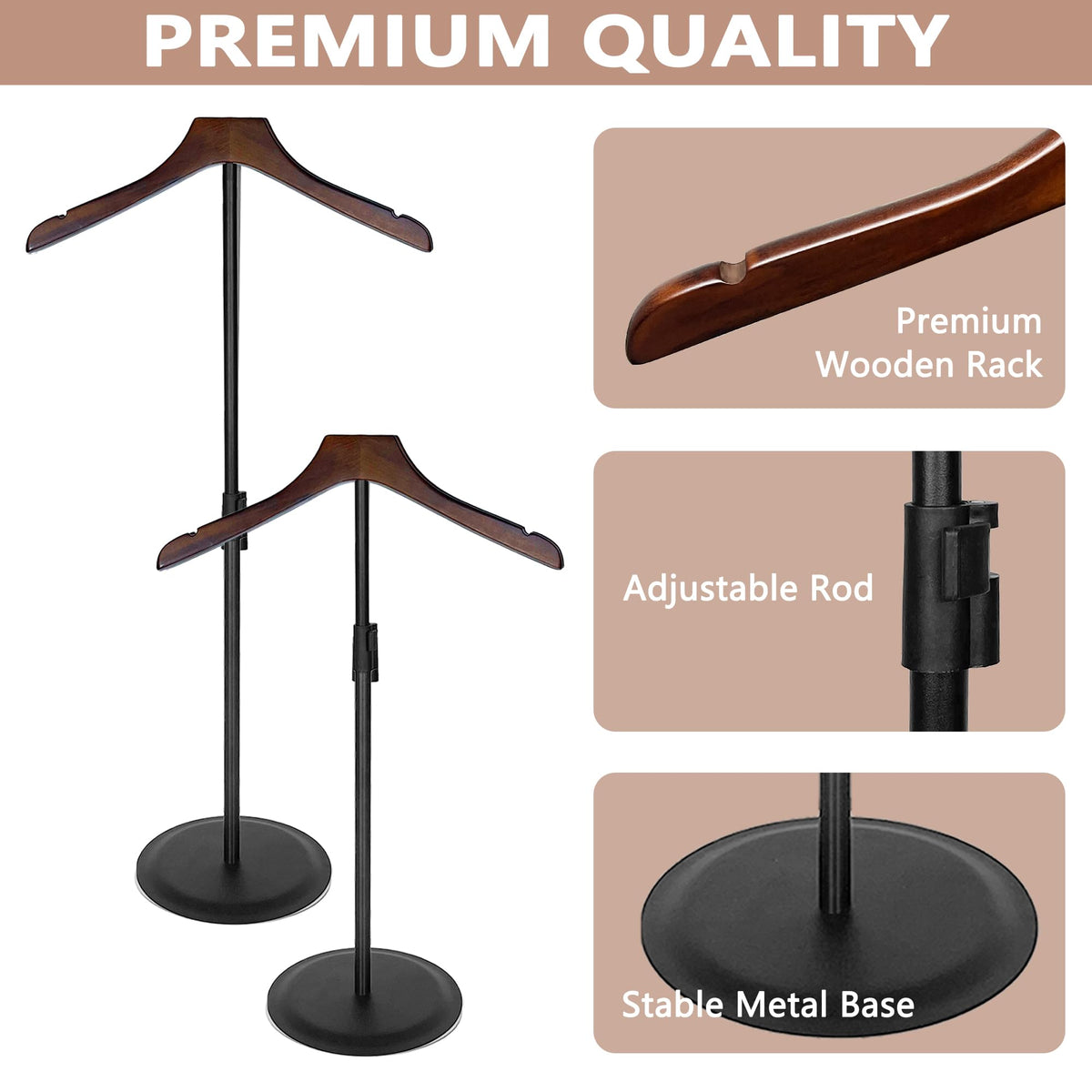 Koretech metal base stand emphasizes sturdy foundation for steady showcases.