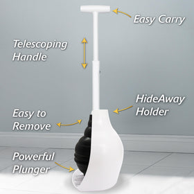 Korky BeehiveMAX plunger head seals diverse toilets with less effort.