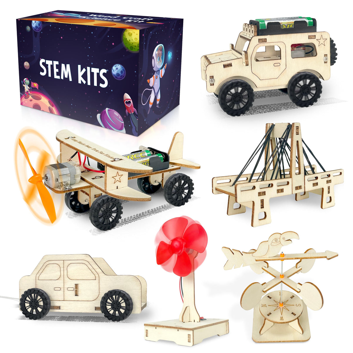 kortes 24pack STEM kits electric jeep for hands-on classroom learning