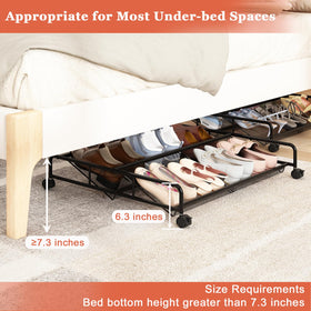 KOSIWU durable metal-frame construction supports shoes and daily items.