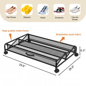 KOSIWU under-bed storage keeps seasonal items tidy and accessible.