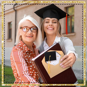 Kosiz graduation invitations pack preview showing complete set