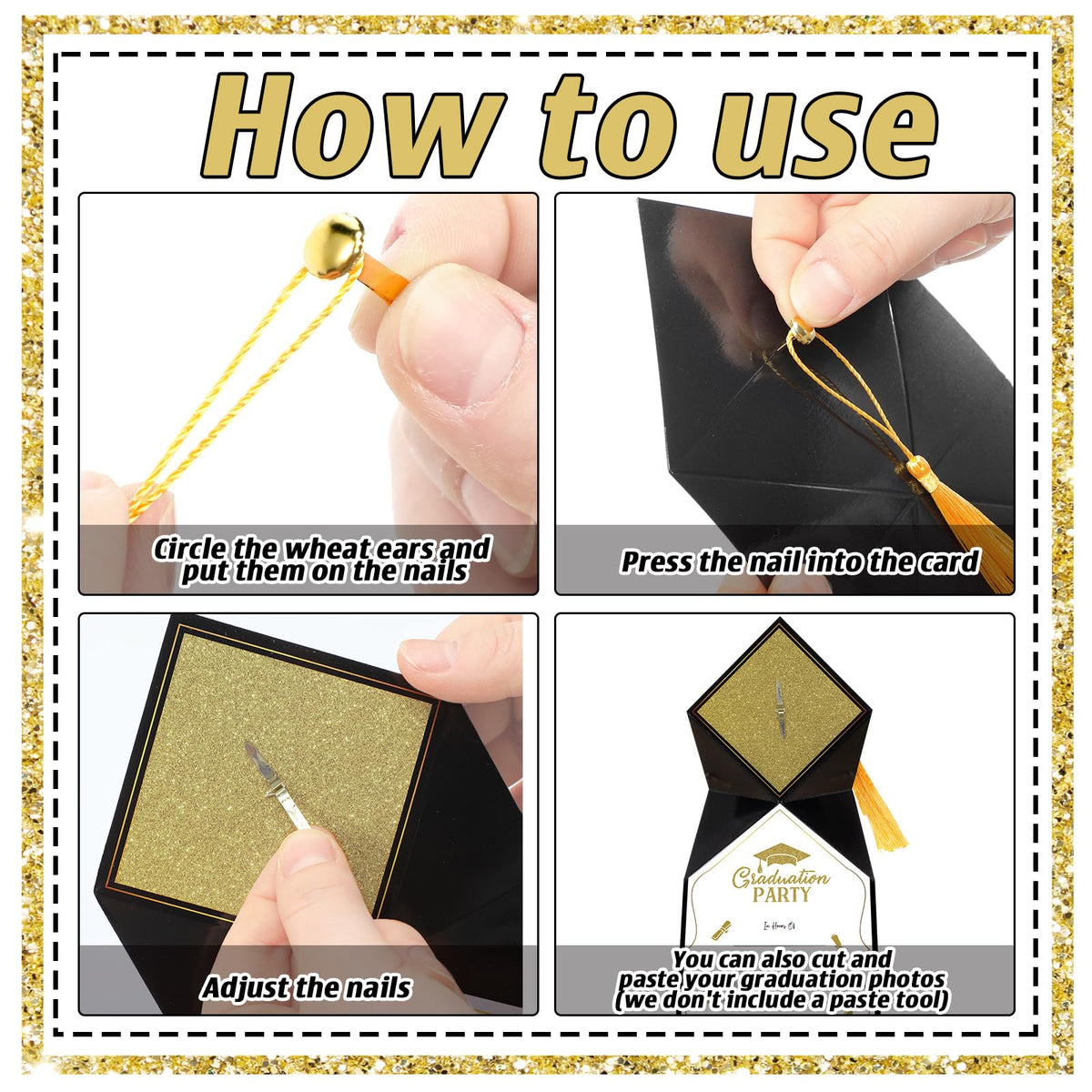 Kosiz invitation fold cap design showing cap-shaped fold