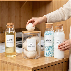 KOSKIMER curved-neck pour spout ensures smooth, precise dosing for laundry.