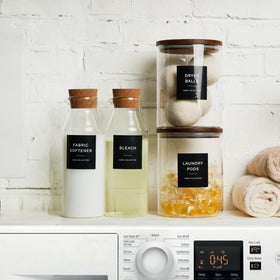 KOSKIMER pod and bead storage enables tidy organization.